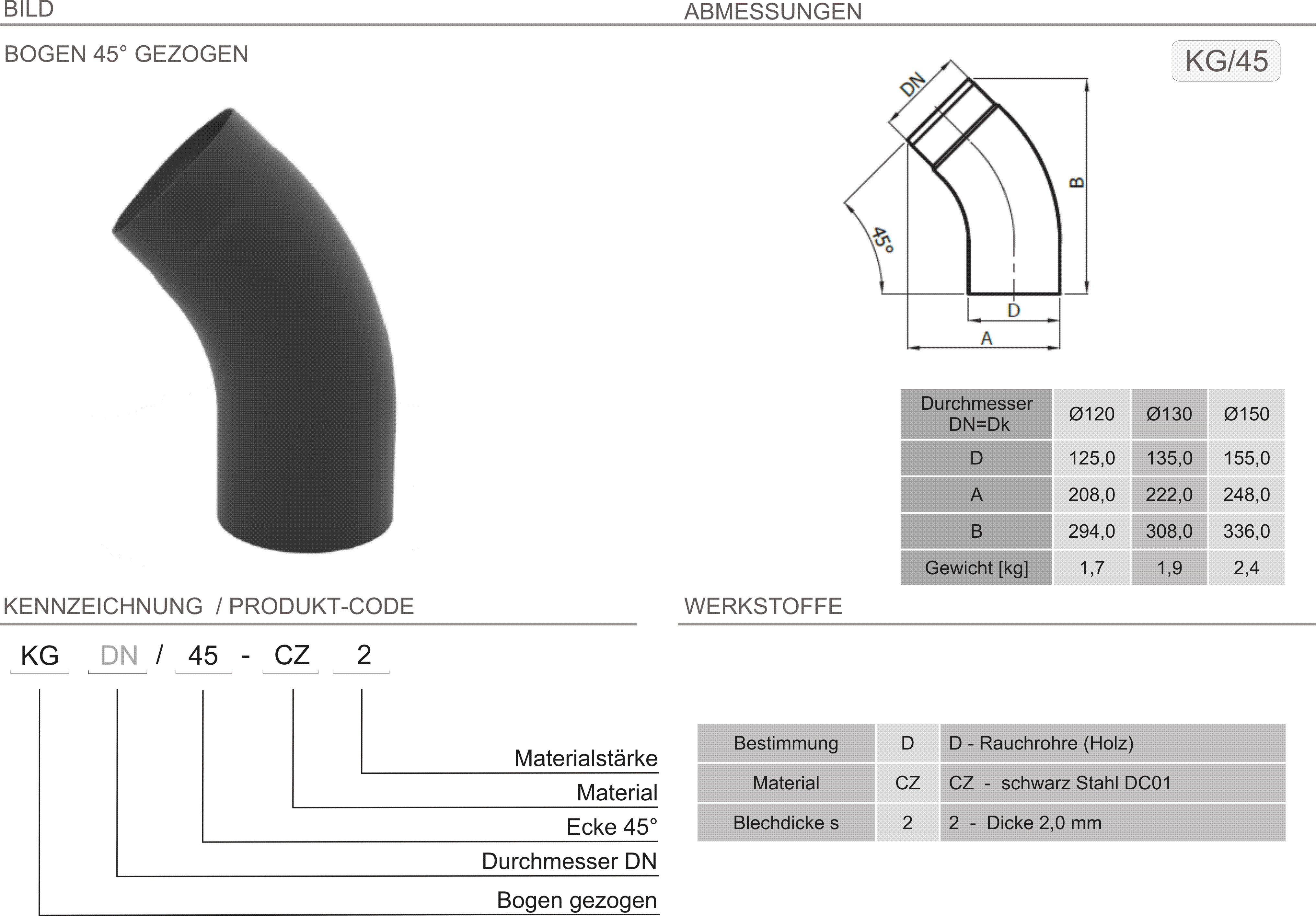 Produkt Beschreibung SPK-KG45